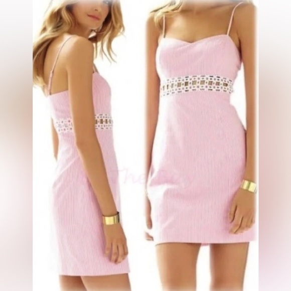 Lilly Pulitzer Dresses & Skirts - Lilly Pulitzer Seersucker Dress-size 6